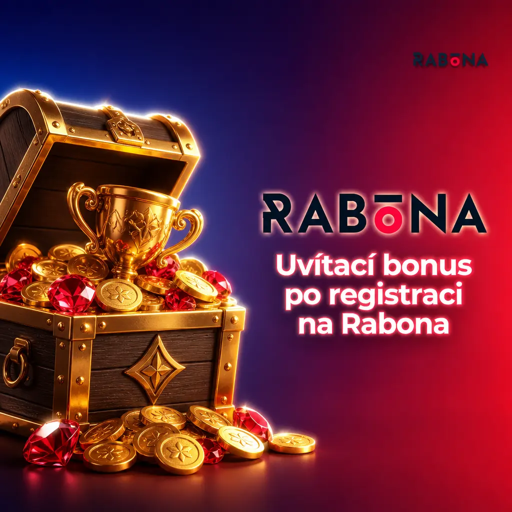 Uvítací bonus Rabona: 100 % až do 12 500 Kč + 200 free spinů na video slot po registraci a prvním vkladu.
