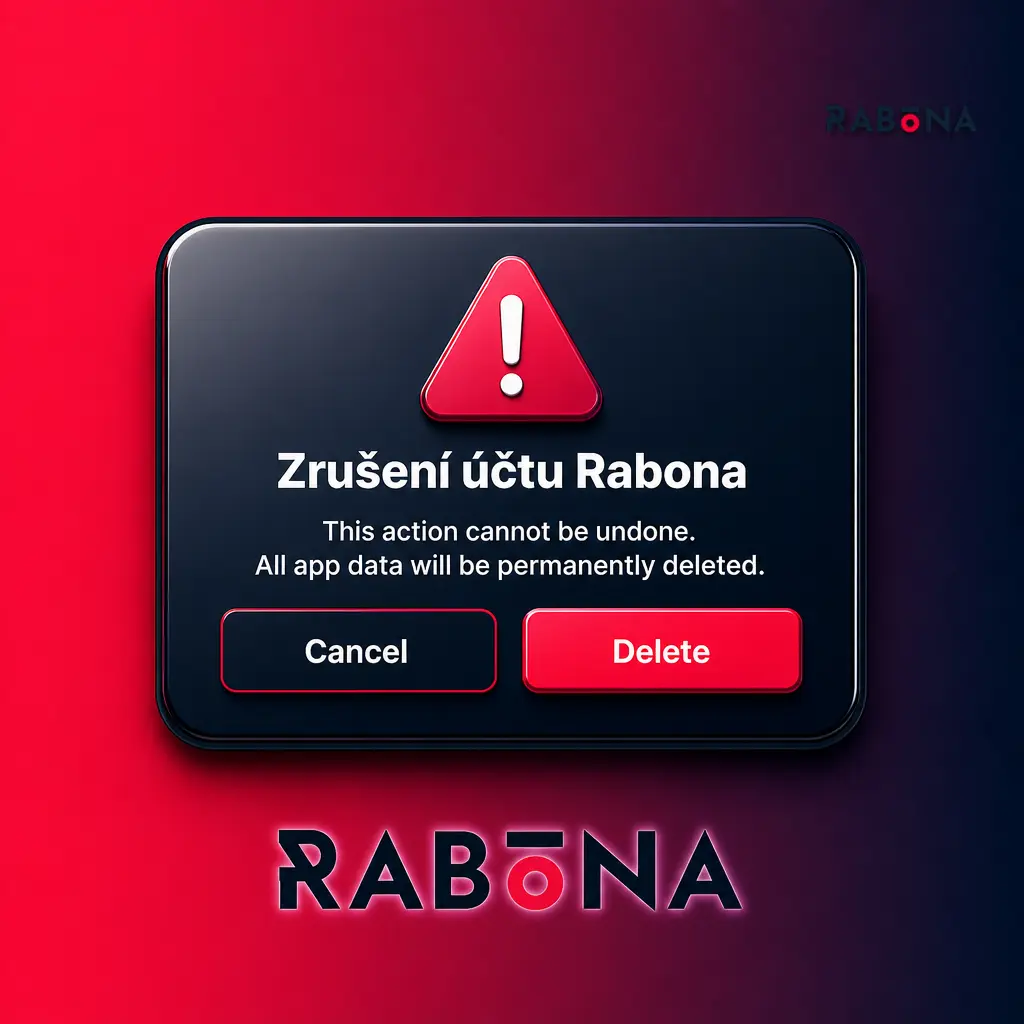 Návod na zrušení účtu Rabona – přihlášení, nastavení účtu a kontaktování podpory pro deaktivaci hráčského profilu.